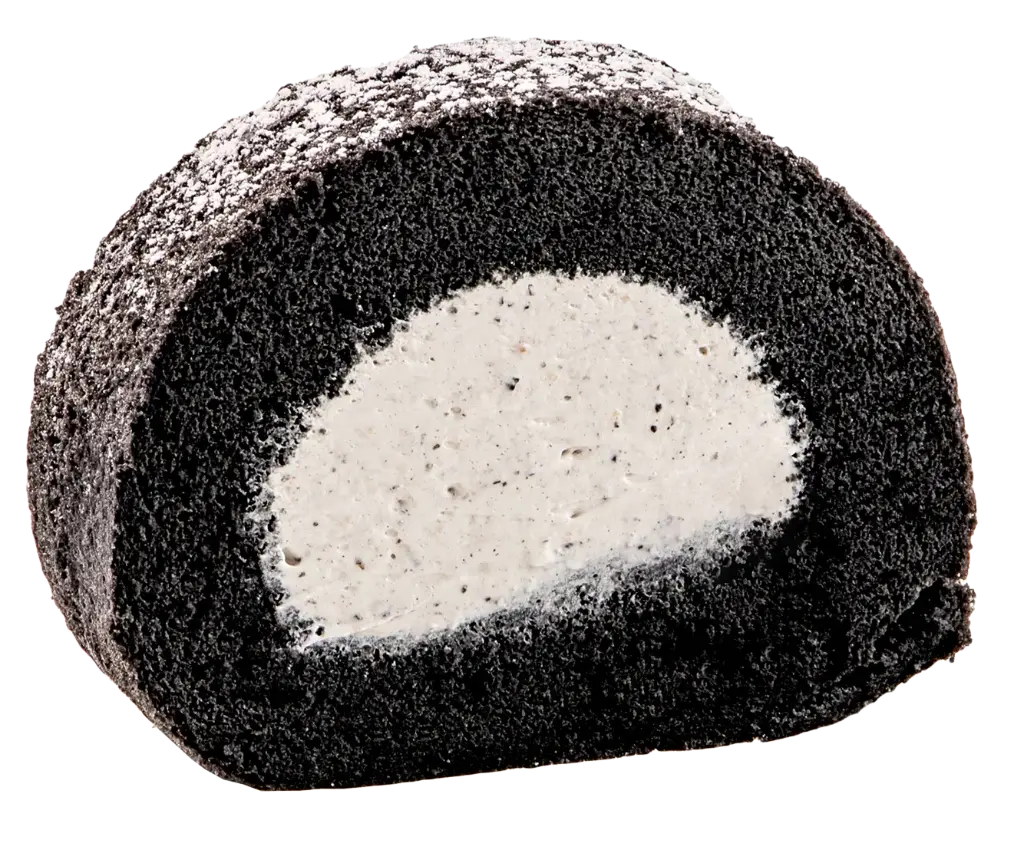 Roll Cakes ( Black Sesame )